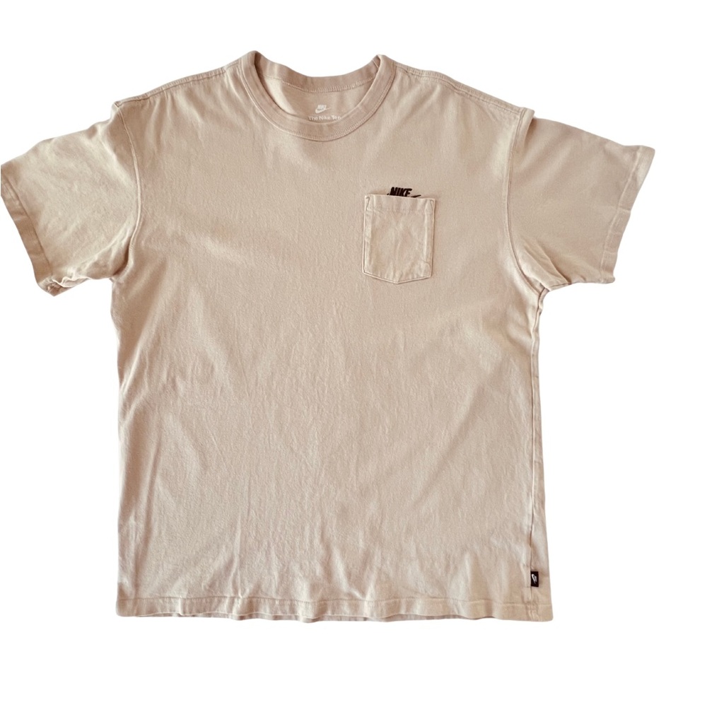 Nike Men's Beige Short Sleeve Tee